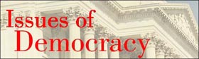Issues of Democracy logo