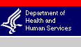 HHS Logo and link to Department of Health and Human Services website