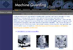 Machine Guarding eTool
