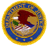Click the DOJ seal to return to the home page