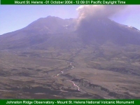 Mount St. Helens Eruption - October 1, 2004