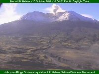 Mount St. Helens Eruption - October 10, 2004