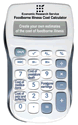 Cost calculator graphic.