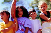 Image of children. Click to go to the Amber Waves article, Putting Food on the Table: Household Food Security in the United States
