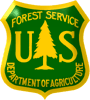 Forest Service Shield & link to National FS website