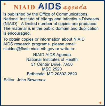 NIAID AIDS Agenda Box