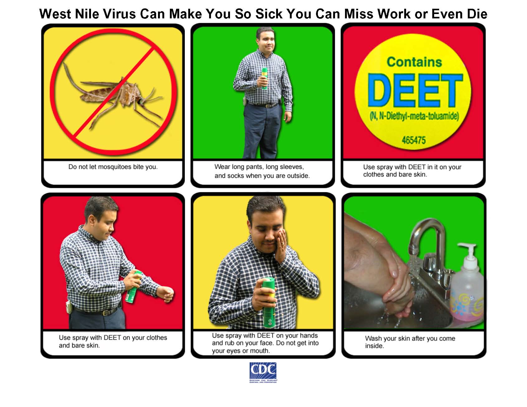 West Nile Virus Can Make You So Sick You Can Miss Work or Even Die Poster