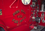 close up of fire engine