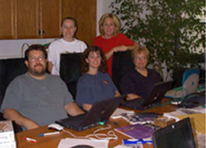 Photo of members of the LON-CAPA team 
