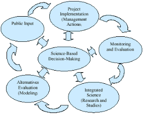 Diagram showing Adaptive Management Relationships