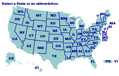 Map of States