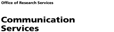 Communication Services of ORS
