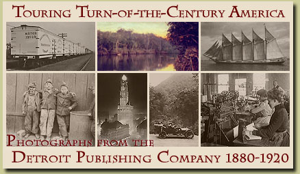 Image: Collage of Detroit Publishing Company Photographs