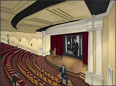 artist's rendering of McGowan Theater