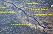 NASA Image, 1994, Aerial view, Columbia River, Deer Island to the Willamette River, click to enlarge