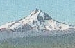 Penny Postcard, ca1930, Mount Hood as seen from White Salmon, Washington, click to enlarge