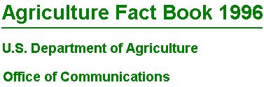 Agriculture Fact Book 1996 -heading