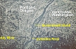 NASA Image, 1992, Aerial view Columbia River with Portland, Oregon, and Vancouver, Washington, click to enlarge