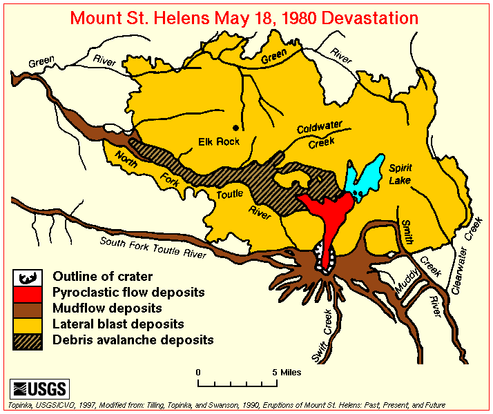 May 18, 1980 Devastation Map