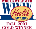 WWW Health Award Gold Winner