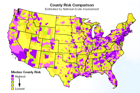 County Risk Comparison