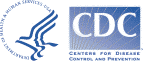Two Logos: First one for United States Department of Health and Human Services and the second logo for Centers for Diseases Control and Prevention
