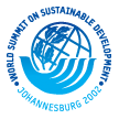 logo for UN sustainable development summit, dove cradling globe