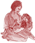 Mother, baby and child image