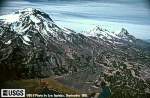 Image, Aerial view, Three Sisters Volcanoes, click to enlarge