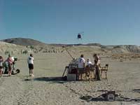 Filming scenes for the movie 'Blade Trinity' at Poison Canyon in California (Ridgecrest Field Office)