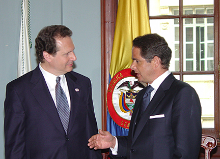 Representante Lincoln Daz-Balart con Senador Germn Vargas Lleras