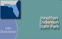 map showing location of Jonathan Dicksinson State Park