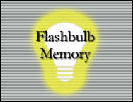 graphic of 'flashbulb memory' 