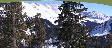 View of Wheeler Peak from Taos Ski Valley