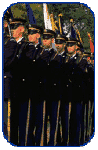 Image of US soldiers standing at attention
