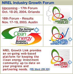 NREL Industry Forum
