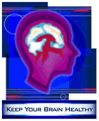Image of head with brain illuminated to illustrate new campaign - Keep your brain healthy