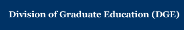 Division of Graduate Education
(DGE)