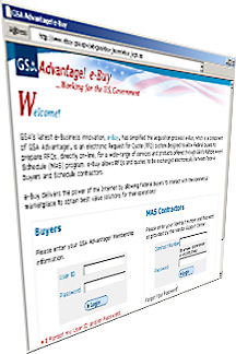 Screen Shot of e-Buy website