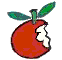 Graphic: red apple