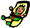 Kid in child seat
