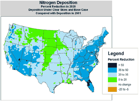 Nitrogen Deposition Map