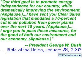 Jan. 20 2003  State of the Union Address Quote