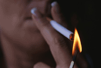 Image: cigarette smoker
