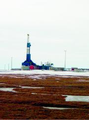 North Slope Drill Rig, Courtesy of Joint Pipeline Office, Alaska
