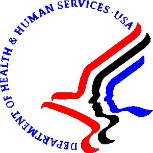 Logo of Department of Health and Human Services.