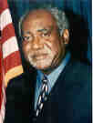 Photo of Congressman Davis with flag, Welcome Message link