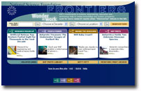 screen shot of Frontiers web page