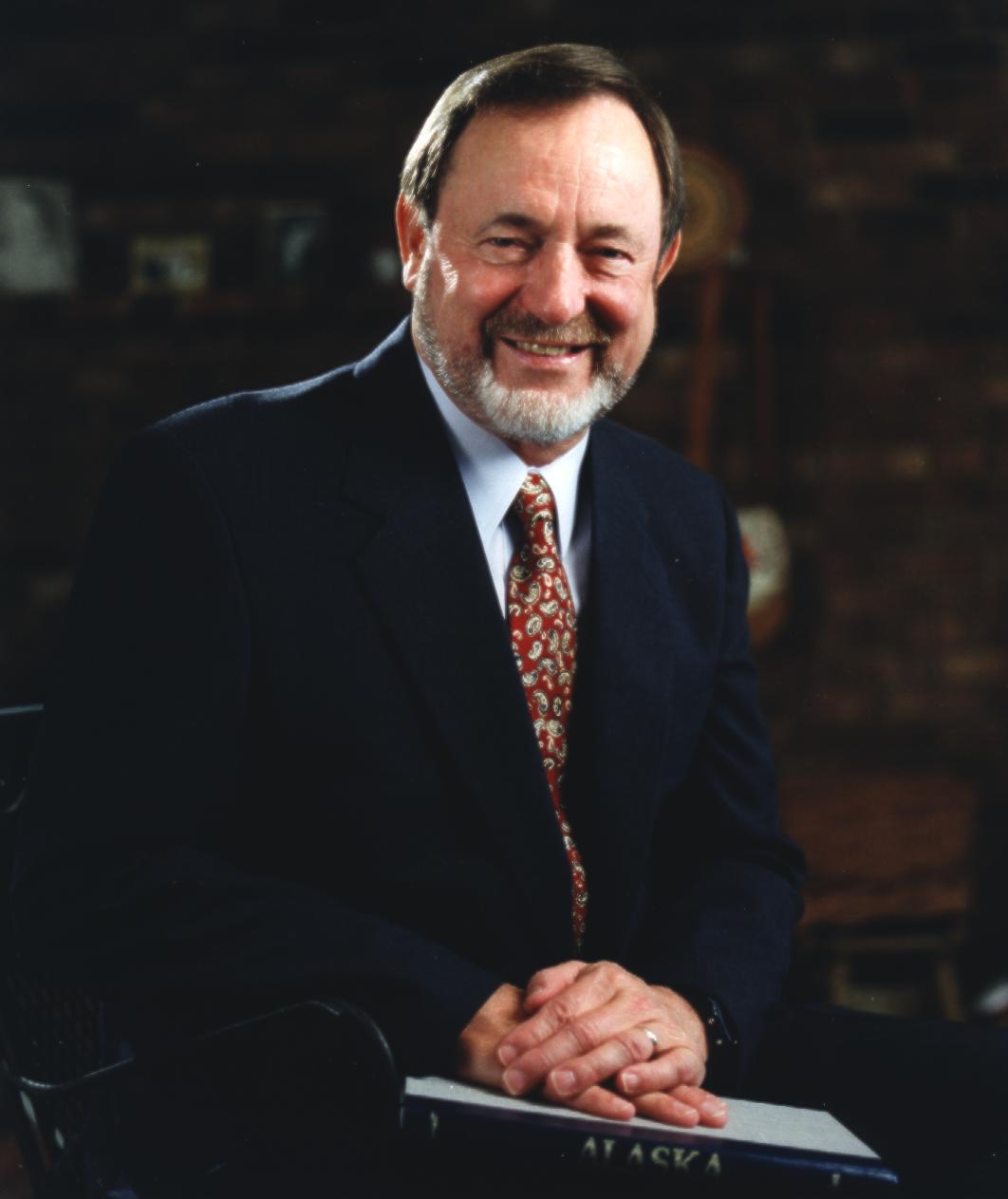 Photographic portrait of U.S. Congressman Don Young, At Large Representative for the state of Alaska to the U.S. House of Representatives