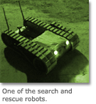image of a search and rescue robot